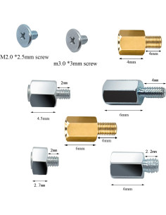 Kit de tornillos M.2 para placas base Asus Gigabyte MSI 36p 2