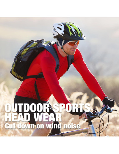 Gorro de Enfriamiento MELASA para Ciclismo y Running - Negro