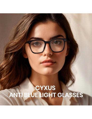 Gafas de Luz Azul Cyxus para Adultos con Protección UV