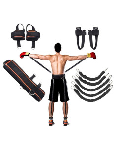 Conjunto de bandas de resistencia YNXing 250lb para boxeo y fitness