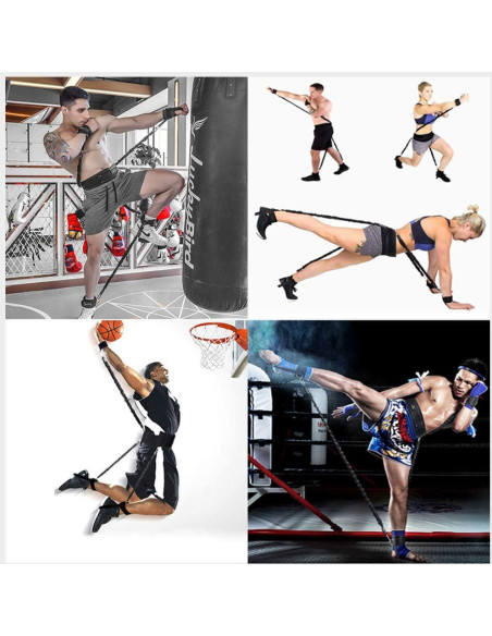 Conjunto de bandas de resistencia YNXing 250lb para boxeo y fitness