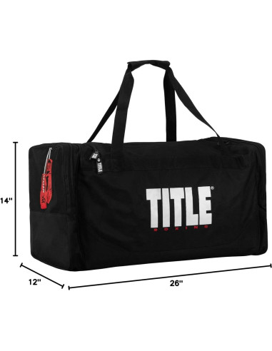 Bolsa de Equipo Deluxe Title Boxing - Bolsa Deportiva Negra