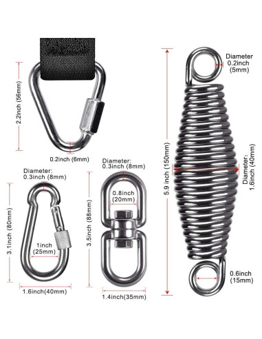 Correa de Soporte para Saco de Boxeo Dolibest 100cm Ajustable