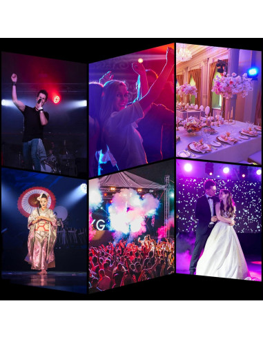 Luces Par LED U`King 12Wx18 RGBW para Escenario y Eventos