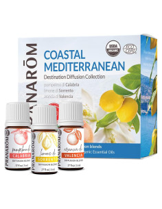 Kit de Aceites Esenciales Pranarom Mediterráneo 3x5ml Orgánico