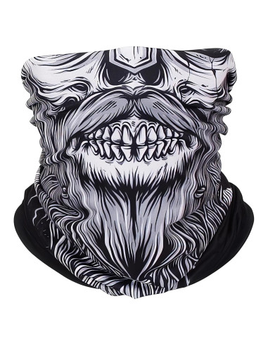 Máscara Gaiter de Cuello CycleZT Calavera Unisex 46x24 cm