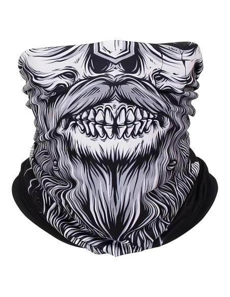 Máscara Gaiter de Cuello CycleZT Calavera Unisex 46x24 cm