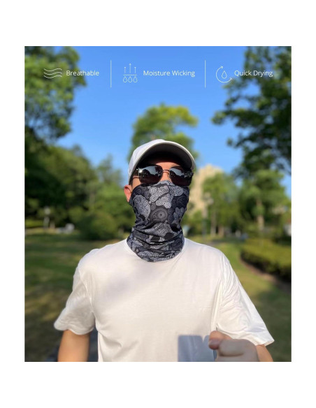 Máscara Gaiter de Cuello CycleZT Calavera Unisex 46x24 cm