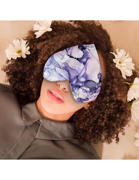 Almohadilla para ojos con peso Lavanda Orgánica - Hecha a mano