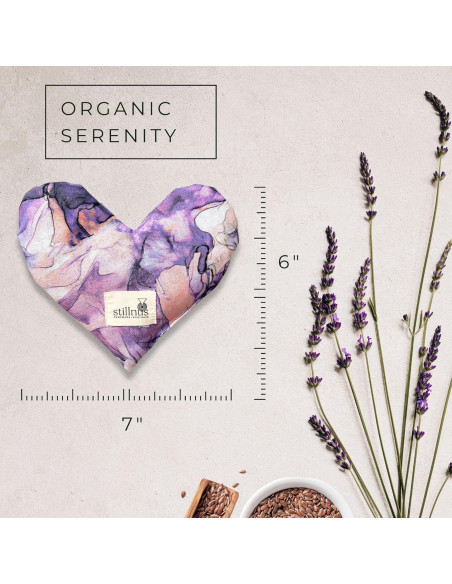 Almohadilla para ojos con peso Lavanda Orgánica - Hecha a mano