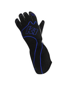 Guantes de Kart Racing K1 Race Gear RS1 Azul/Negro 4X-Pequeño