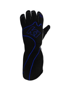 Guantes de Kart Racing K1 Race Gear RS1 Azul/Negro 4X-Pequeño 2