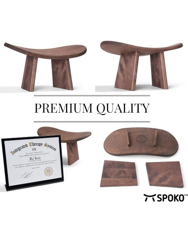Banco de Meditación Ergonómico SPOKO Moka - Viaje, 1.99 kg