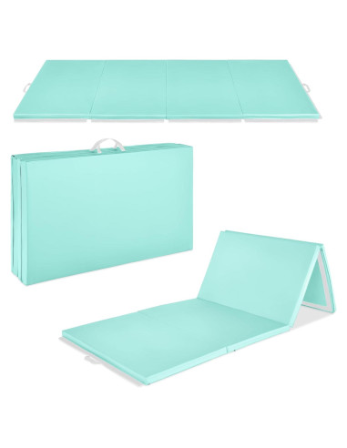 Almohadilla de Gimnasio Plegable 3.05m Rosa/Negro Mejor Opción