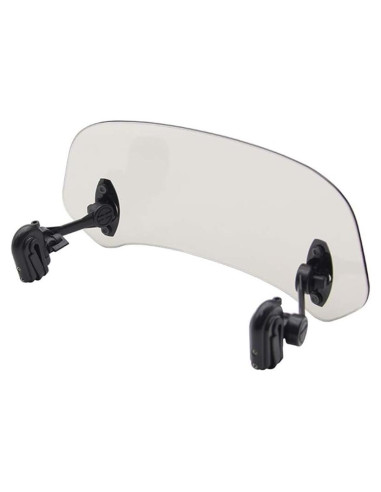 Extensión de Parabrisas Ajustable Evomosa para Motocicleta Gris