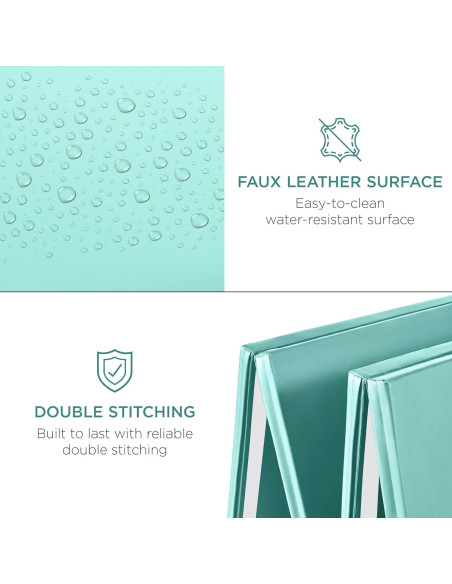 Almohadilla de Gimnasio Plegable 3.05m Rosa/Negro Mejor Opción