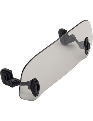 Extensión de Parabrisas Ajustable Evomosa para Motocicleta Gris