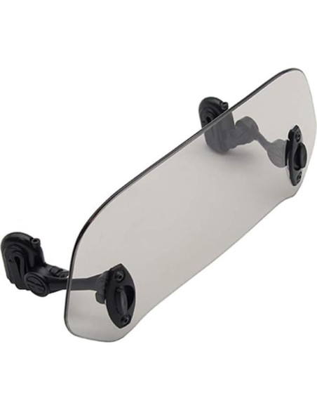 Extensión de Parabrisas Ajustable Evomosa para Motocicleta Gris