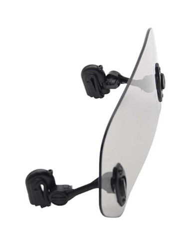 Extensión de Parabrisas Ajustable Evomosa para Motocicleta Gris