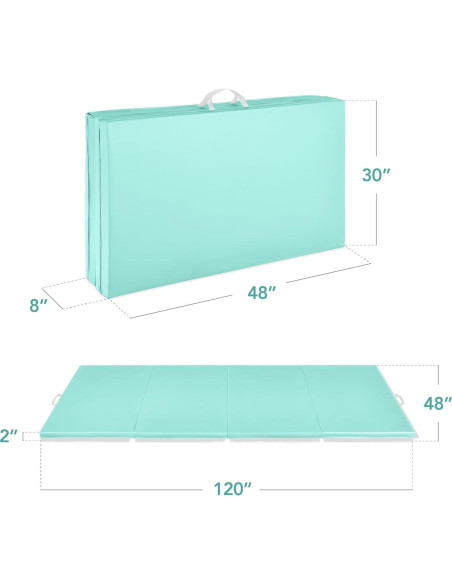 Almohadilla de Gimnasio Plegable 3.05m Rosa/Negro Mejor Opción