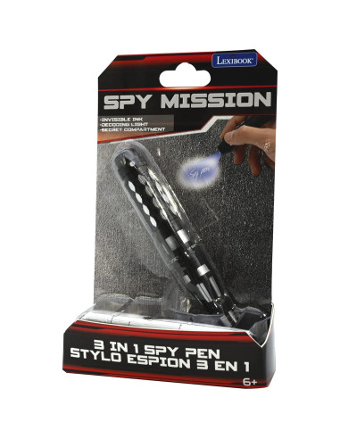 Bolígrafo Espía Lexibook RPSPY02 con Tinta Invisible y Luz UV