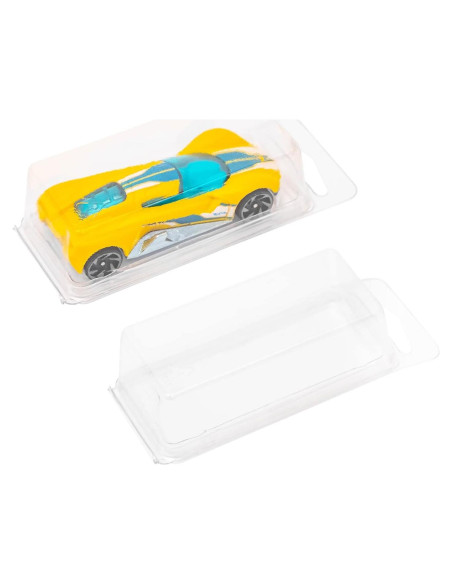 Estuche Clamshell Platinum Protectors para Hot Wheels y Matchbox - Paquete de 10