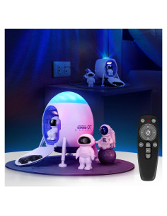 Proyector Galáctico YAYZA! con 3 Astronautas y Luz LED