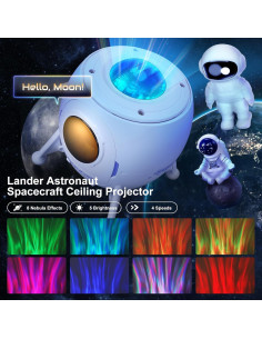 Proyector Galáctico YAYZA! con 3 Astronautas y Luz LED 2