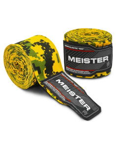 Envolturas de Mano Meister 180 cm Camo Militar para Boxeo y MMA