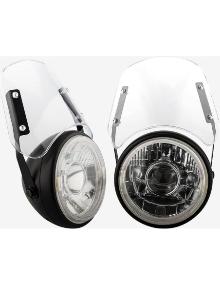 Deflector de Viento Universal KICRY para Motocicleta 24x19 cm