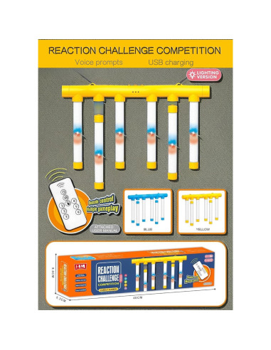 Juego de Atrapar Palos XSMY 2025 - Entrenamiento de Reacción Azul