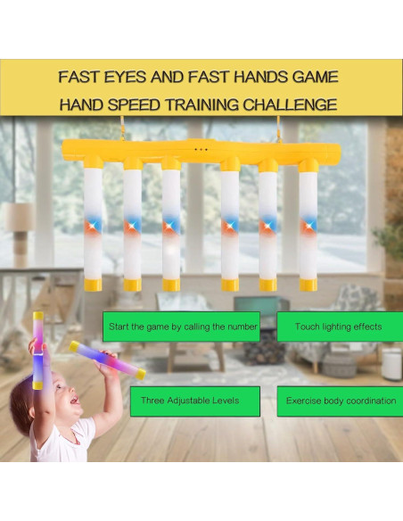 Juego de Atrapar Palos XSMY 2025 - Entrenamiento de Reacción Azul