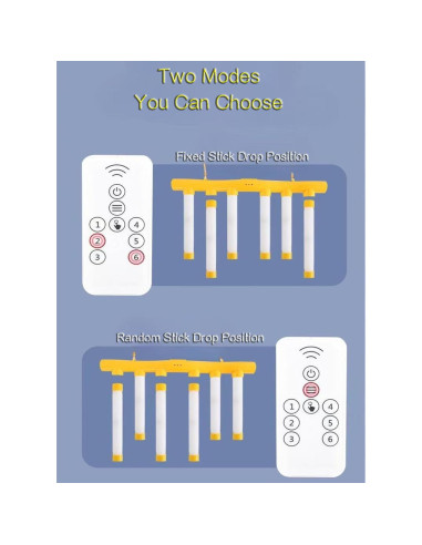 Juego de Atrapar Palos XSMY 2025 - Entrenamiento de Reacción Azul