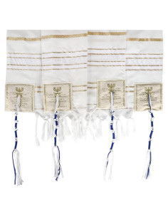 Chal de Oración Mesiánico Tierra Santa 183x56 cm Acrílico