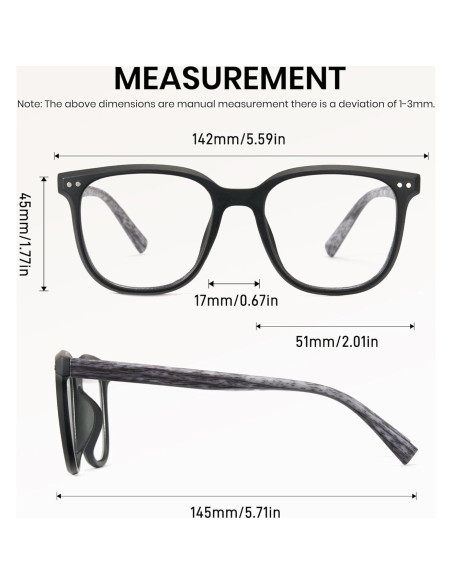 Gafas Fotoquímicas Cyxus UV y Luz Azul para Mujeres y Hombres