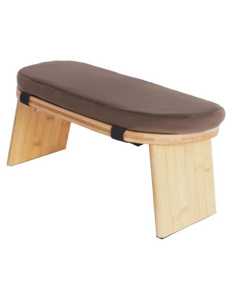 Banco de Meditación Plegable Beuioslyr con Cojín Ergonómico