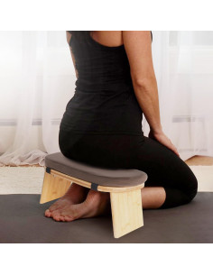 Banco de Meditación Plegable Beuioslyr con Cojín Ergonómico 2