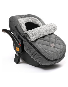 Funda para Asiento de Auto Bebé ACRABROS Gris Melange Invierno
