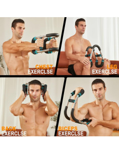 Ejercitador de Brazos HOTSWEAT, Barra de Potencia 60-90 lbs 2