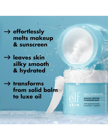 Bálsamo Limpiador Desmaquillante e.l.f. SKIN 12.7 g Hialurónico