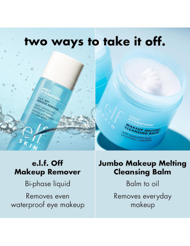 Bálsamo Limpiador Desmaquillante e.l.f. SKIN 12.7 g Hialurónico