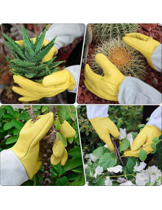 Guantes de Jardinería Supersfel de Cuero para Poda - Pequeño 2