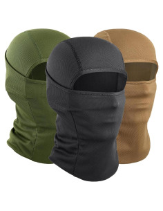 Paquete de 3 Máscaras Balaclava AXBXCX - Transpirables UV
