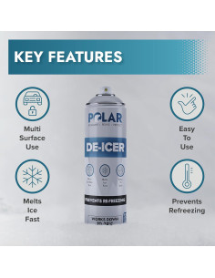 Spray Descongelante Polar 2 x 500ml - Derrite Hielo y Escarcha 2