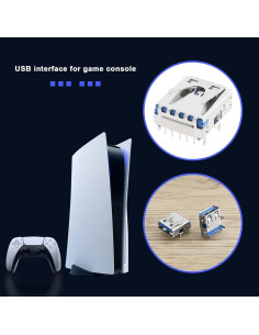 Conector USB PS5 El Señor de las Herramientas 2 Pcs Metal 2