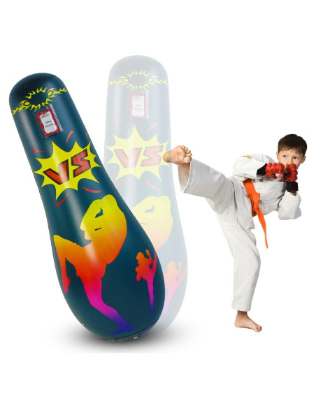 Saco de Boxeo Inflable SUNSHINE-MALL para Niños 165 cm