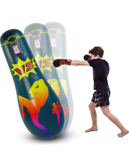 Saco de Boxeo Inflable SUNSHINE-MALL para Niños 165 cm