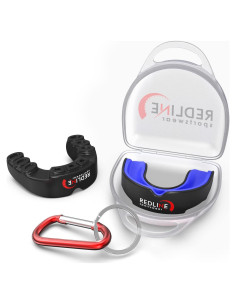 Protector Bucal Deportivo Scosh para Boxeo, Fútbol, MMA, Azul y Negro