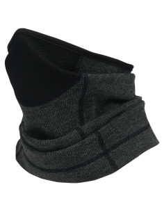 Bufanda Calentadora de Cuello Snood de Cachemira - Unisex Negro
