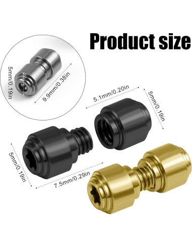 3 Juegos de Puntos de Pulgar Titanio NQEUEPN para Benchmade 535